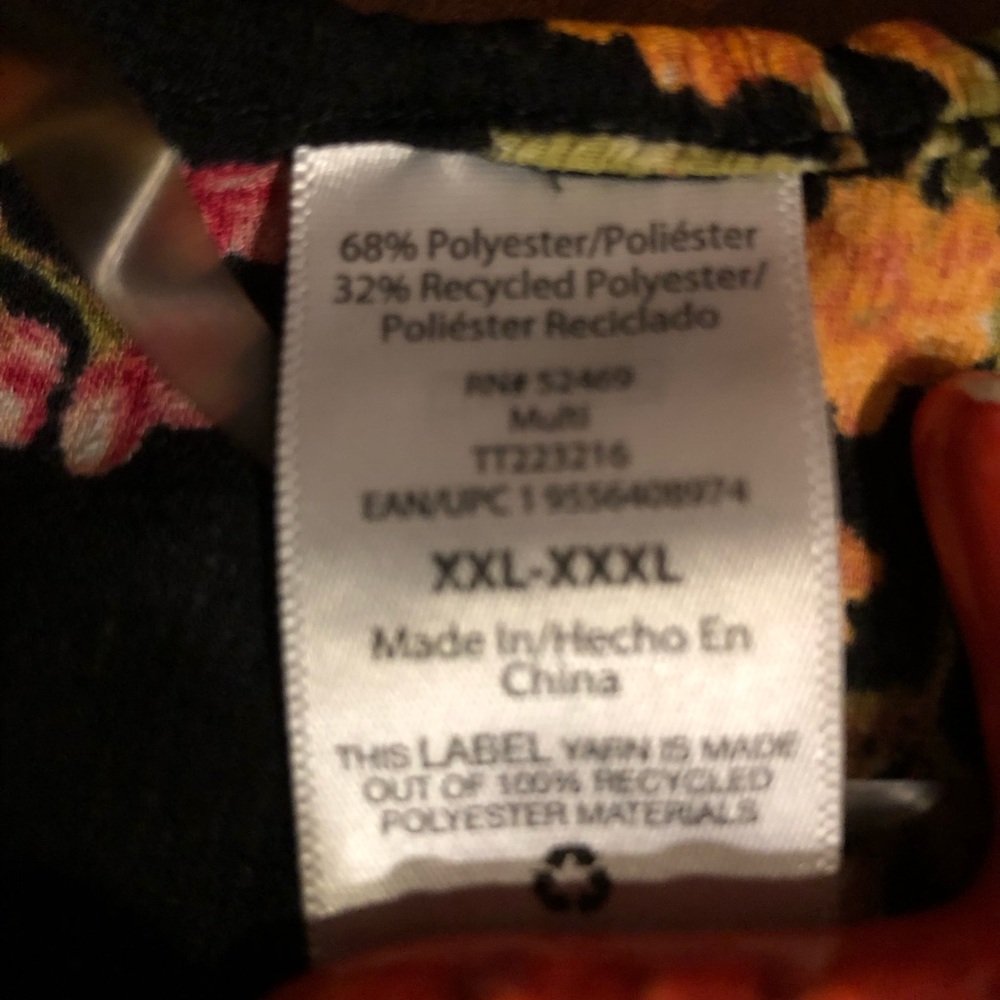 Black Floral Kimono Robe with Pink & Yellow Blooms - Picture 11 of 15